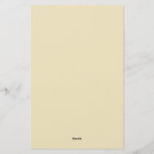 Minimalistische Elegante Moderne Eenvoudige Briefpapier (Achterkant)