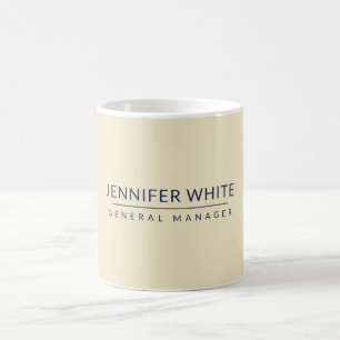 Minimalistische elegante moderne vlakte koffiemok