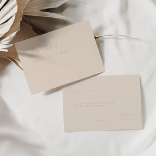 Minimalistische Elegante Moderne Voorstelkaart voo Kaart