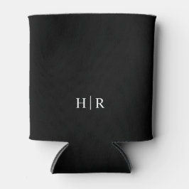 Minimalistische Elegante Monogram Blikjeskoeler