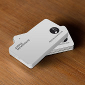 Minimalistische elegante muziek visitekaartje