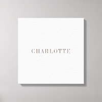 Minimalistische elegante naam voor klassieke profe