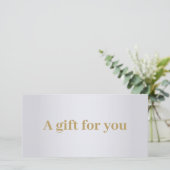 Minimalistische Elegante Nep Zilveren Gouden Zwart (Staand voorkant)