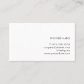 Minimalistische Elegante Pastel Consultant Visitekaartje (Achterkant)