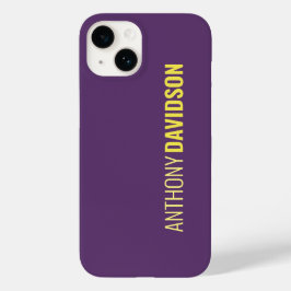Minimalistische Elegante Professionele Indigo & Ge Case-Mate iPhone 14 Hoesje
