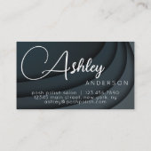 Minimalistische elegante professionele salon loyal visitekaartje (Achterkant)