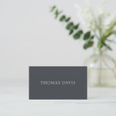 Minimalistische elegante QR-codeconsultant Visitekaartje (Staand voorkant)