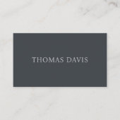 Minimalistische elegante QR-codeconsultant Visitekaartje (Voorkant)