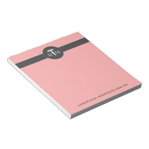 Minimalistische Elegante RN Geregistreerde Verplee Notitieblok
