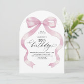 Minimalistische Elegante Roze Coquette Volwassen V Kaart (Staand voorkant)