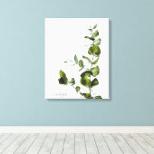 Minimalistische elegante salie eucalyptus canvas (Insitu (Houten vloer))