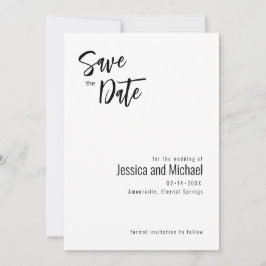 💍 minimalistische elegante save the date