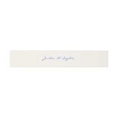 Minimalistische Elegante Script Bruiloft Uitnodigingen Wikkel (Vlak)