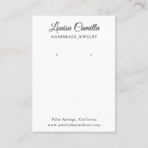 Minimalistische Elegante Script Oorbellen Displayk