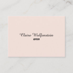 Minimalistische Elegante Script Professioneel Visitekaartje