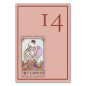 Minimalistische Elegante Tarot Skelet Bruiloft Kaart (Voorkant)
