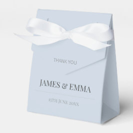 Minimalistische Elegante Typografie Donkerblauw Bedankdoosjes