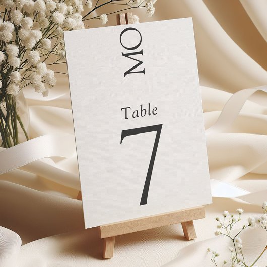 Minimalistische elegante typografie Monogram bruil Kaart