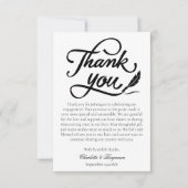 Minimalistische Elegante Verlovingsring Bedankkaart (Voorkant)