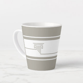 Minimalistische Elegantie Latte Mok