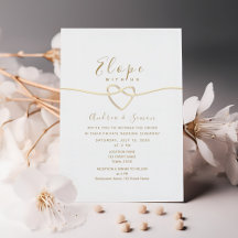 Minimalistische Elopement bruiloft receptie