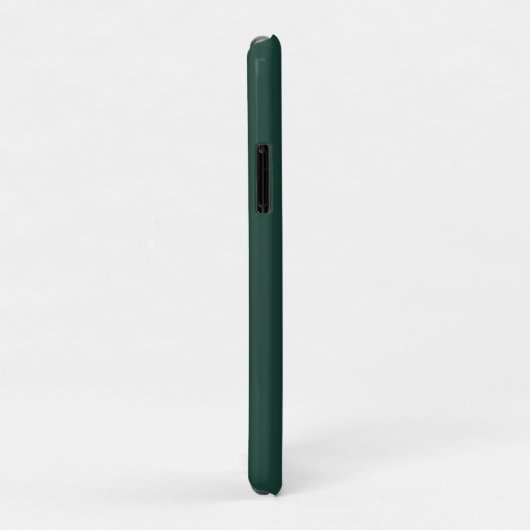 Minimalistische Emerald Green Professional Eenvoud Case-Mate iPhone Case (Achterkant/rechts)