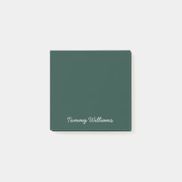 Minimalistische Emerald Green Professional Eenvoud Post-it® Notes