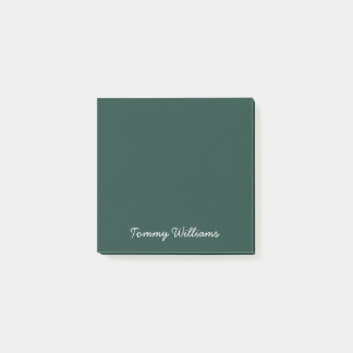 Minimalistische Emerald Green Professional Eenvoud Post-it® Notes