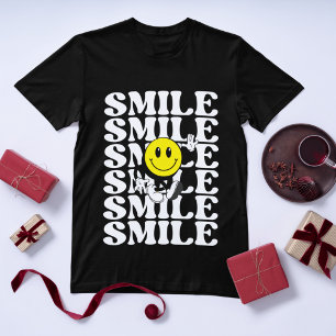 Minimalistische Emoji-retrotypografie Grappig T-shirt