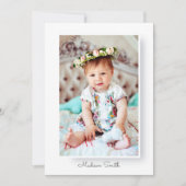 Minimalistische en eenvoudige uitnodiging voor fot (Voorkant)