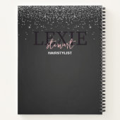 Minimalistische en elegante kapper notitieboek (Achterkant)