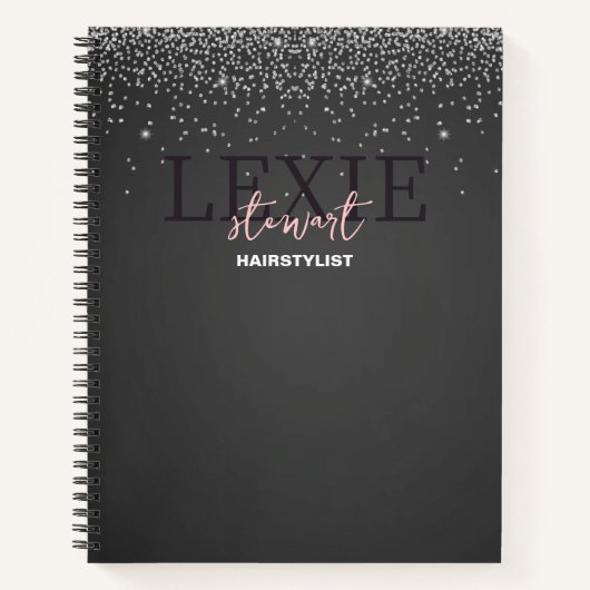 Minimalistische en elegante kapper notitieboek (Voorkant)