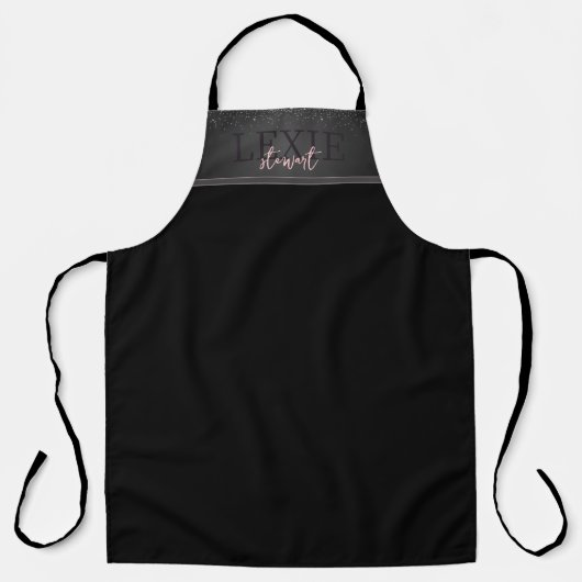 Minimalistische en elegante kapper schort (Voorkant)