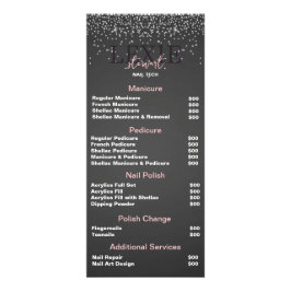 Minimalistische en Elegante Nagelstyling Reclamekaart