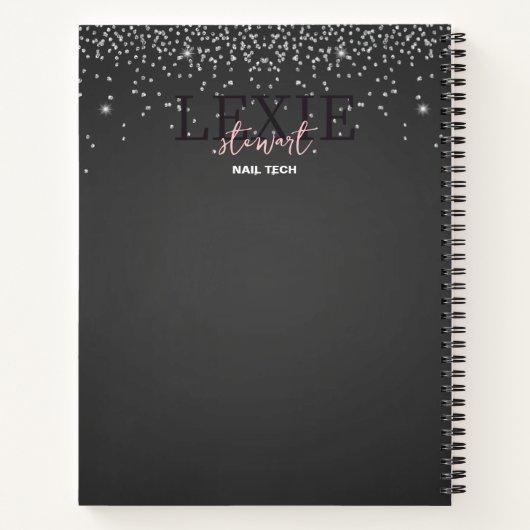 Minimalistische en Elegante Nail Tech Notitieboek (Achterkant)