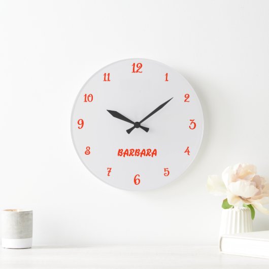 Minimalistische en Elegante Witte en Scharlaken Na Grote Klok (Huis)