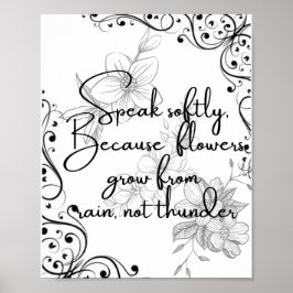 MINIMALISTISCHE EN INSPIRERENDE BOTANISCHE WANDKUN POSTER
