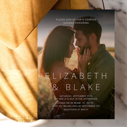 Minimalistische en moderne typografie foto kaart