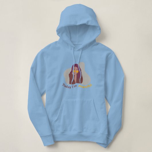 Minimalistische esthetische dames hoodie (Design voorkant)