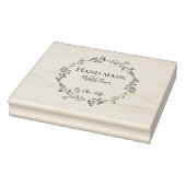 Minimalistische esthetische elegante witte Logo me Rubberstempel (Stempel)