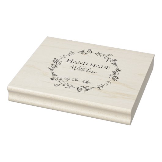 Minimalistische esthetische elegante witte Logo me Rubberstempel (Stempel)