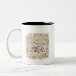 Minimalistische esthetische quote koffiemok tweekleurige koffiemok