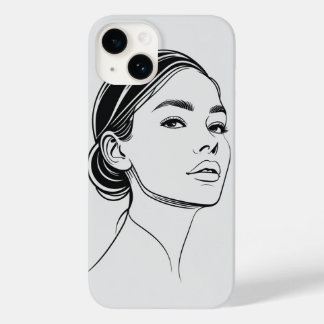Minimalistische esthetische telefoonhoes | FM_CORN Case-Mate iPhone 14 Hoesje