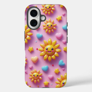 Minimalistische esthetische telefoonhoes FM_CORN iPhone 16 Hoesje