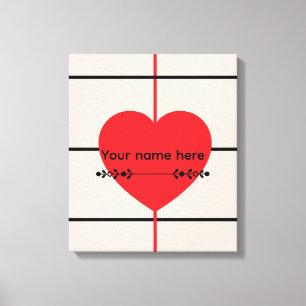 Minimalistische esthetische vormgeving – Inspirere Canvas Afdruk