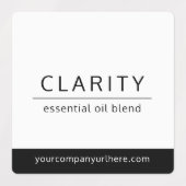 Minimalistische Etherische Olie Roller Flessenetik Labels (Design 1)