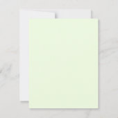 Minimalistische Eucalyptus Dankkaart | Bedankkaart (Achterkant)