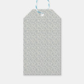 Minimalistische Eucalyptus Leigrijs Sprig uit de j Cadeaulabel (Voorkant)