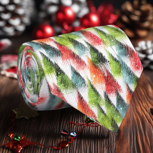 Minimalistische Evergreen Tree Holiday Stropdas