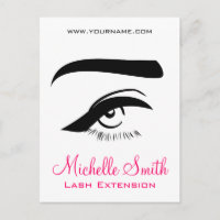 Minimalistische Eye Black Witte Wimper Extentie Ma